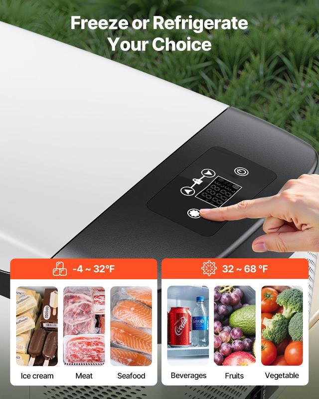 Portable Car Refrigerator Freezer – 16QT/15L Compact Cooling Solution